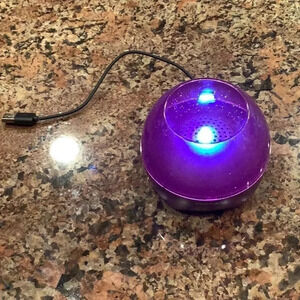 Limited Too Purple Color Changing Wireless  Speaker. Preloved